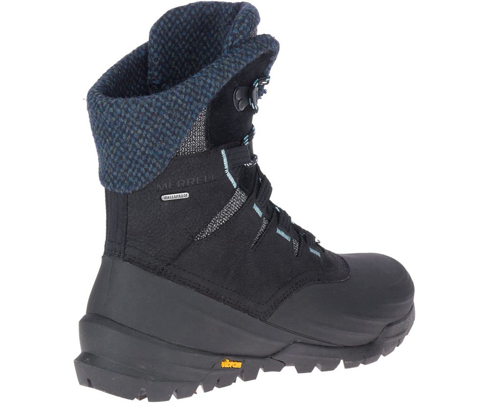 Merrell Boots Black - Thermo Aurora 2 Mid Shell Waterproof - Womens 68JCQOKAE